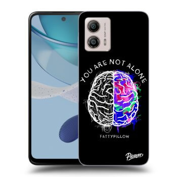 Obal pro Motorola Moto G53 5G - Brain - White