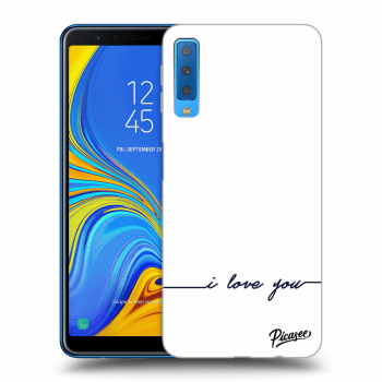 Obal pro Samsung Galaxy A7 2018 A750F - I love you