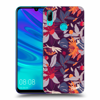Obal pro Huawei P Smart 2019 - Purple Leaf