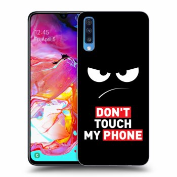 Obal pro Samsung Galaxy A70 A705F - Angry Eyes - Transparent
