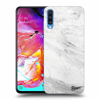Obal pro Samsung Galaxy A70 A705F - White marble