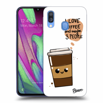 Obal pro Samsung Galaxy A40 A405F - Cute coffee