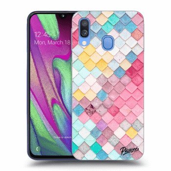 Obal pro Samsung Galaxy A40 A405F - Colorful roof