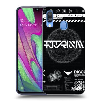 Obal pro Samsung Galaxy A40 A405F - BLACK DISCO