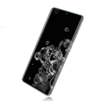 3x Picasee 3D UV ochranné sklo pro Samsung Galaxy S20 Ultra 5G G988F - 2+1 zdarma
