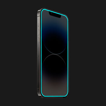 Picasee Ochranné tvrzené sklo se svítícím rámečkem pro Apple iPhone 11 Pro Max - Modrá