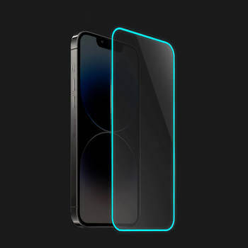 Ochranné tvrzené sklo se svítícím rámečkem pro Huawei Nova 3 - Modrá