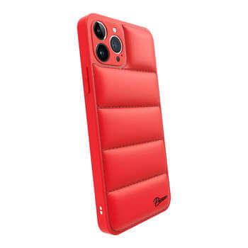 Picasee Puffer case pro Apple iPhone 12 - Picasee Puffer - Červená
