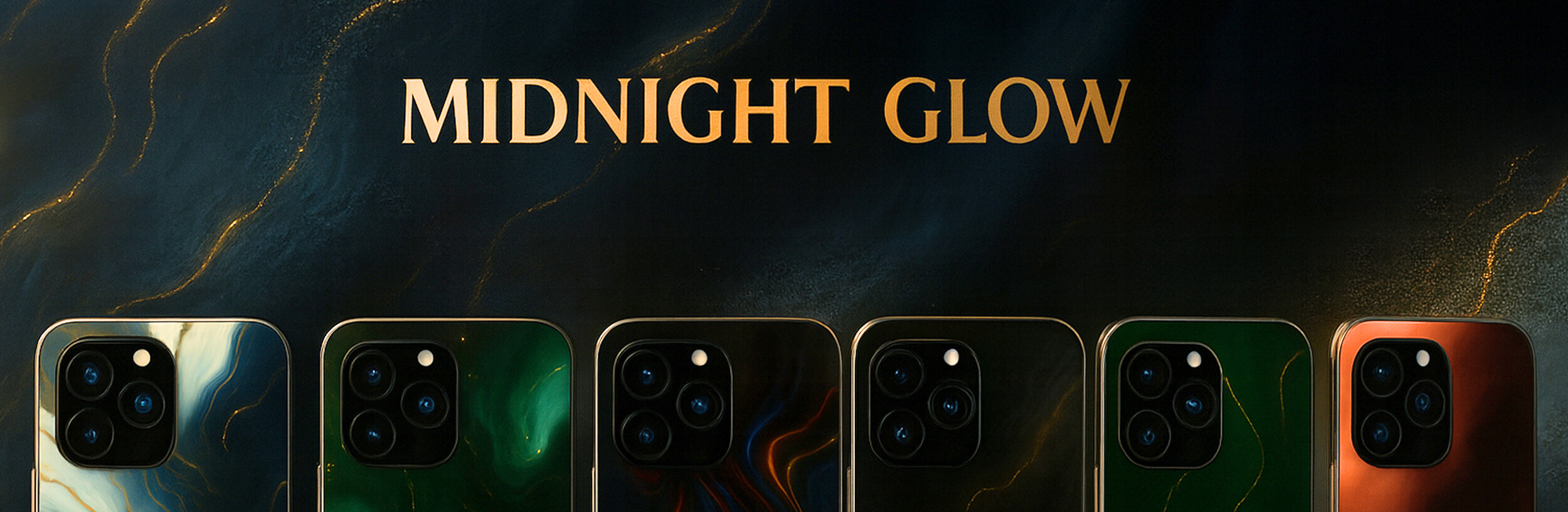Obaly a kryty z kolekce Midnight Glow