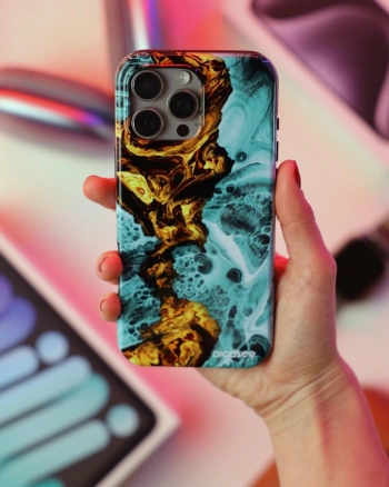 Picasee Fashion Case pro Samsung Galaxy S22 Ultra 5G - Goldsky