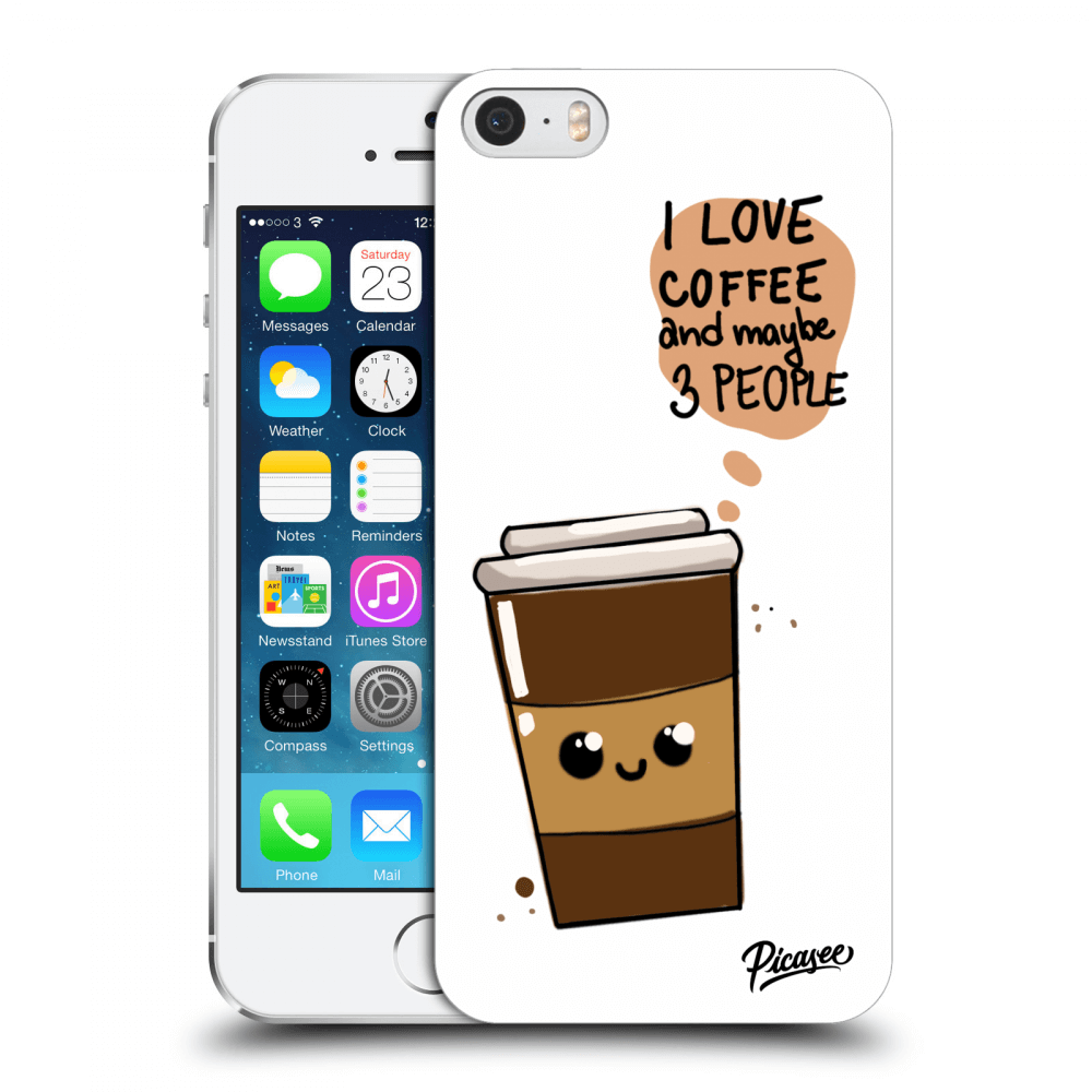 Picasee ULTIMATE CASE pro Apple iPhone 5/5S/SE - Cute coffee
