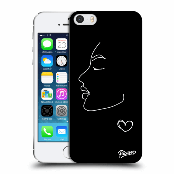 Picasee plastový černý obal pro Apple iPhone 5/5S/SE - Couple girl White