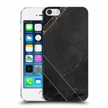 Obal pro Apple iPhone 5/5S/SE - Black tile