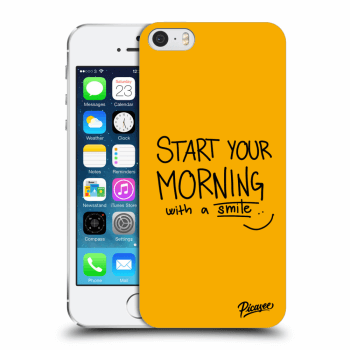 Picasee silikonový průhledný obal pro Apple iPhone 5/5S/SE - Smile