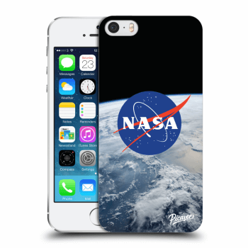 Picasee silikonový průhledný obal pro Apple iPhone 5/5S/SE - Nasa Earth