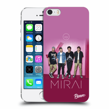 Picasee silikonový průhledný obal pro Apple iPhone 5/5S/SE - Mirai - Pink