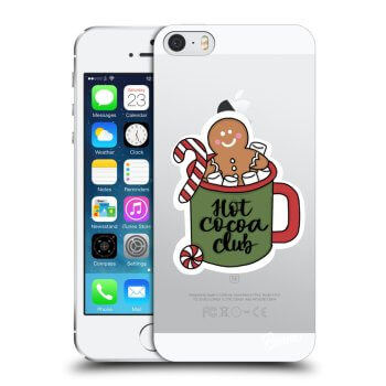 Picasee silikonový průhledný obal pro Apple iPhone 5/5S/SE - Hot Cocoa Club