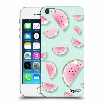 Picasee silikonový průhledný obal pro Apple iPhone 5/5S/SE - Watermelon 2