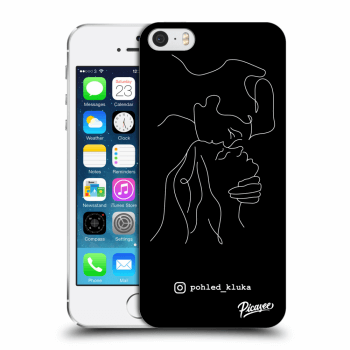 Picasee plastový černý obal pro Apple iPhone 5/5S/SE - Forehead kiss White