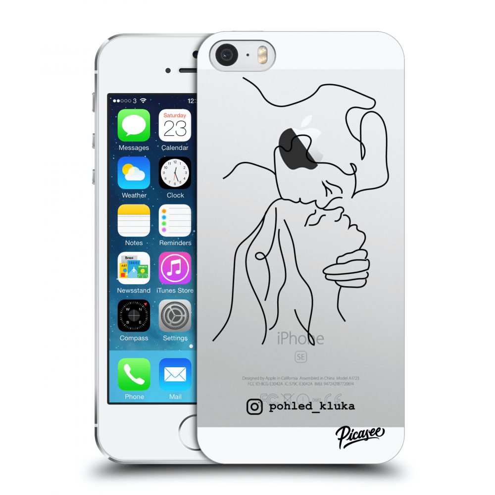 Picasee plastový průhledný obal pro Apple iPhone 5/5S/SE - Forehead kiss