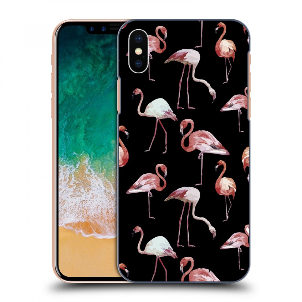 Picasee ULTIMATE CASE pro Apple iPhone X/XS - Flamingos