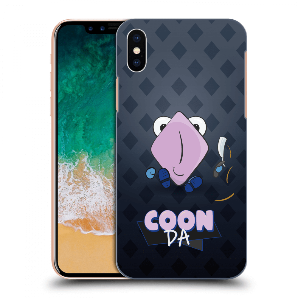 Picasee ULTIMATE CASE pro Apple iPhone X/XS - COONDA holátko - tmavá