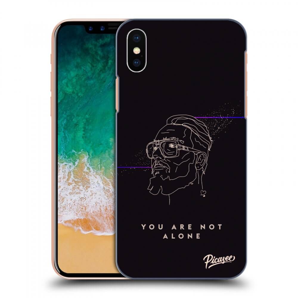 Picasee ULTIMATE CASE pro Apple iPhone X/XS - You are not alone