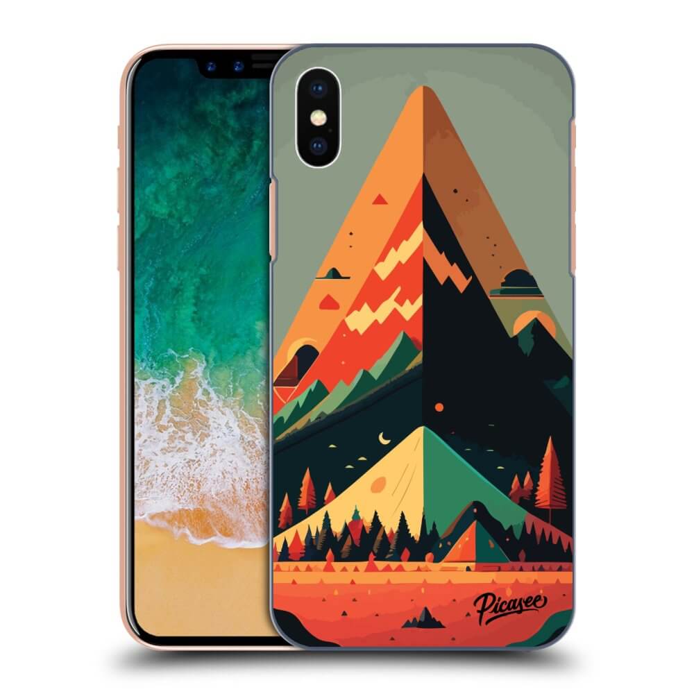Picasee silikonový průhledný obal pro Apple iPhone X/XS - Oregon