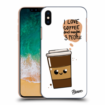 Obal pro Apple iPhone X/XS - Cute coffee