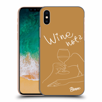 Picasee ULTIMATE CASE pro Apple iPhone X/XS - Wine not