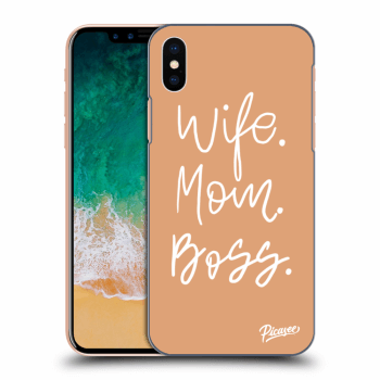 Obal pro Apple iPhone X/XS - Boss Mama