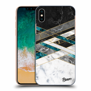 Picasee ULTIMATE CASE pro Apple iPhone X/XS - Black & White geometry