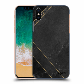 Obal pro Apple iPhone X/XS - Black tile