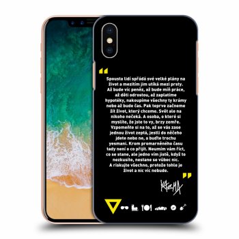 Obal pro Apple iPhone X/XS - Kazma - BUĎTE TROCHU YESMANI