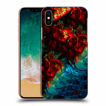 Picasee silikonový průhledný obal pro Apple iPhone X/XS - Universe