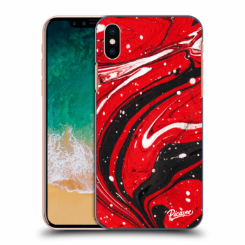 Obal pro Apple iPhone X/XS - Red black