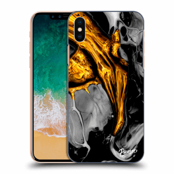 Obal pro Apple iPhone X/XS - Black Gold