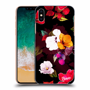 Obal pro Apple iPhone X/XS - Flowers and Berries