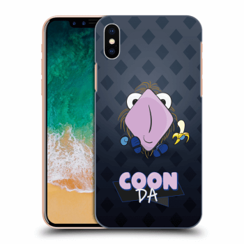 Picasee ULTIMATE CASE pro Apple iPhone X/XS - COONDA chlupatka - tmavá