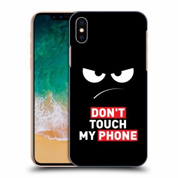 Obal pro Apple iPhone X/XS - Angry Eyes - Transparent