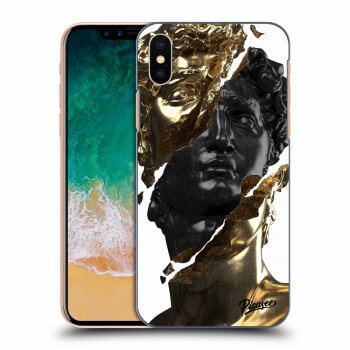 Picasee ULTIMATE CASE pro Apple iPhone X/XS - Gold - Black