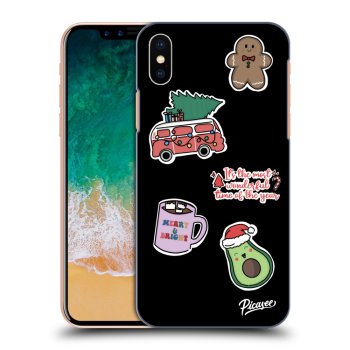 Picasee ULTIMATE CASE pro Apple iPhone X/XS - Christmas Stickers