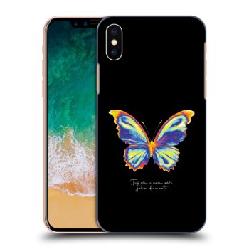 Picasee ULTIMATE CASE pro Apple iPhone X/XS - Diamanty Black