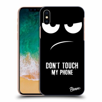 Obal pro Apple iPhone X/XS - Don't Touch My Phone
