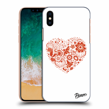 Obal pro Apple iPhone X/XS - Big heart