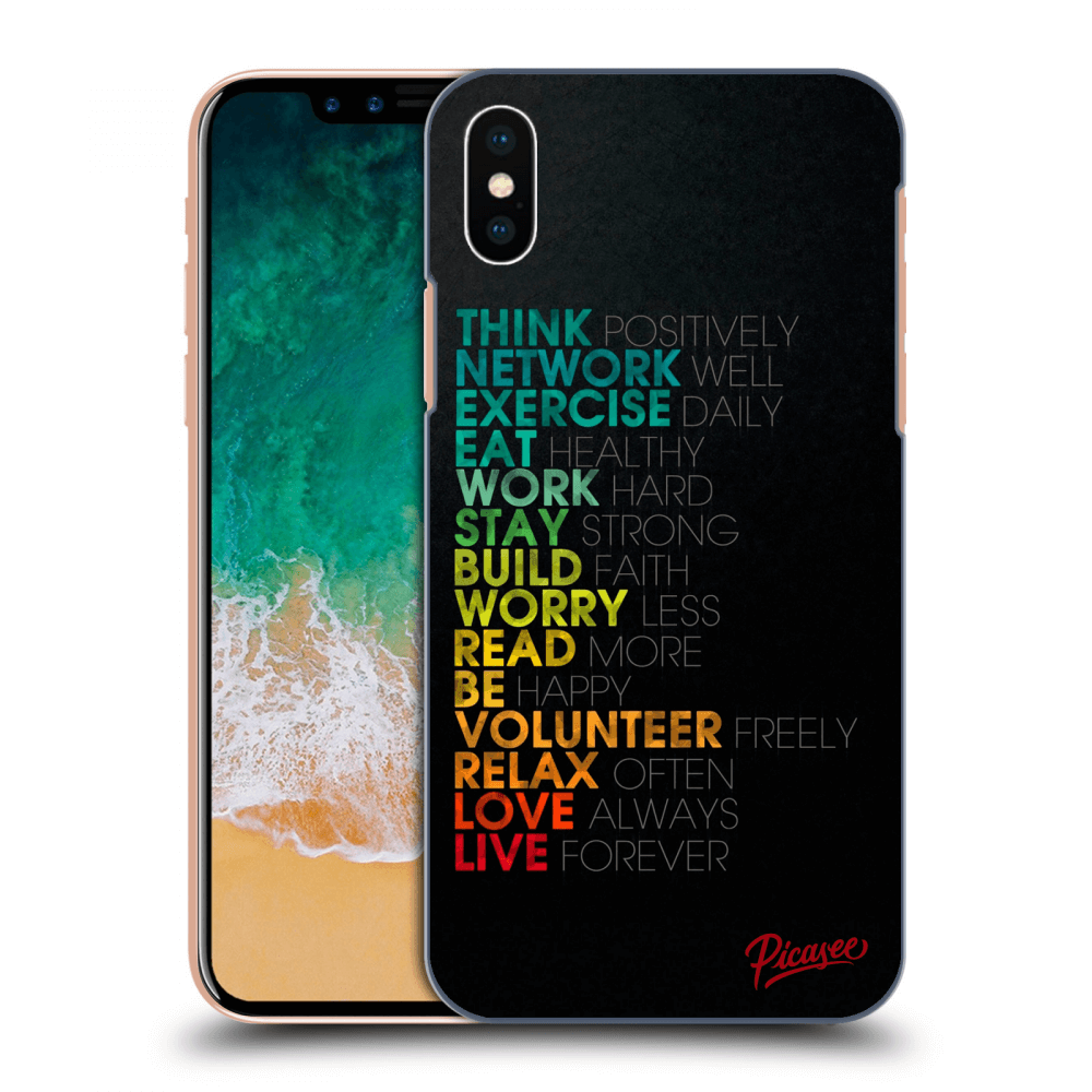Picasee ULTIMATE CASE pro Apple iPhone X/XS - Motto life