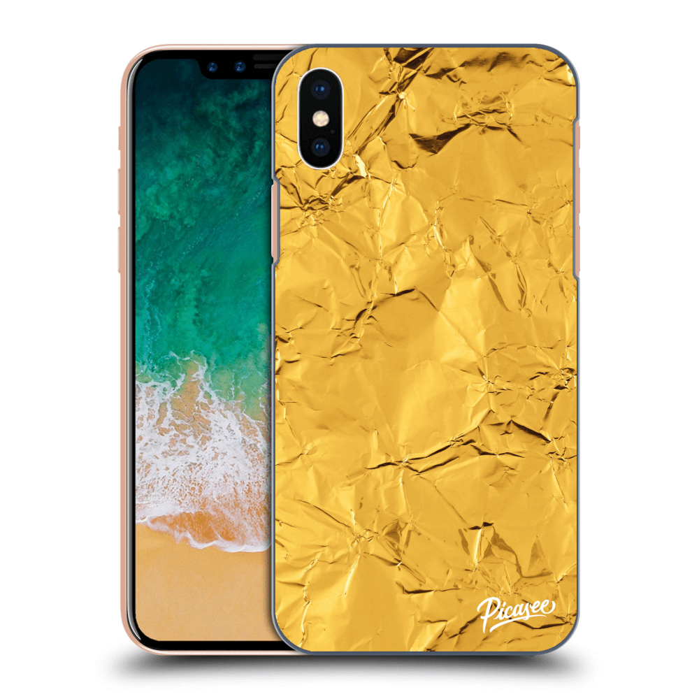 Picasee ULTIMATE CASE pro Apple iPhone X/XS - Gold