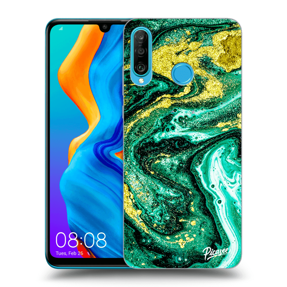 Picasee ULTIMATE CASE pro Huawei P30 Lite - Green Gold