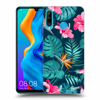 Obal pro Huawei P30 Lite - Pink Monstera