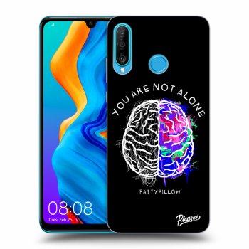 Obal pro Huawei P30 Lite - Brain - White